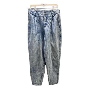 1980s Vintage Brittania Jeans Size 14 High waist three button Baggy